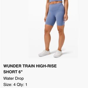 Lulu biker shorts waterdrop